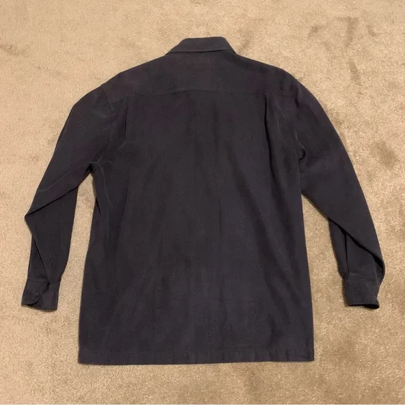 Tilley endurables men’s medium long sleeve shirt gray grey collared button up - Picture 3 of 4